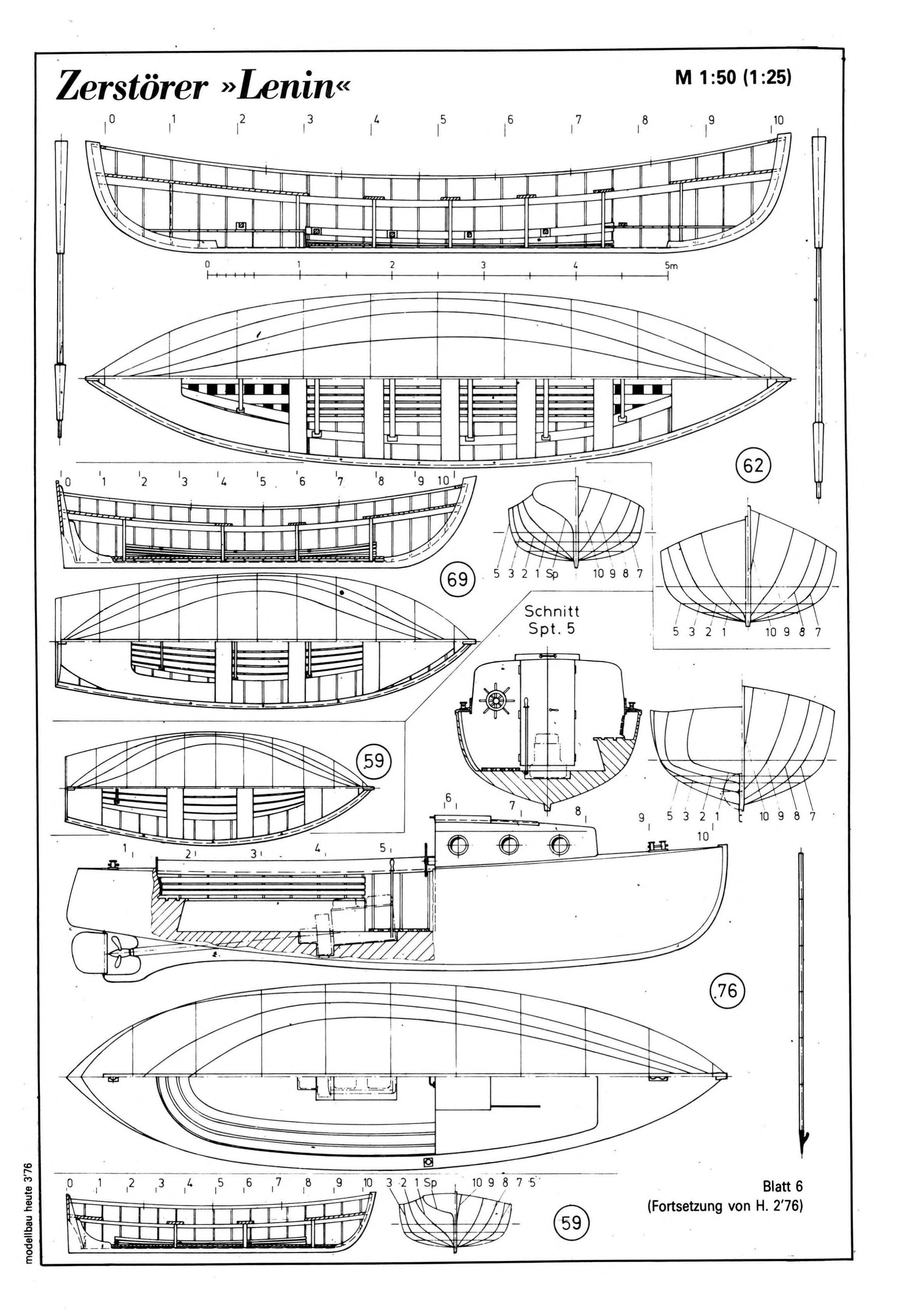 Modellbau heute чертежи кораблей