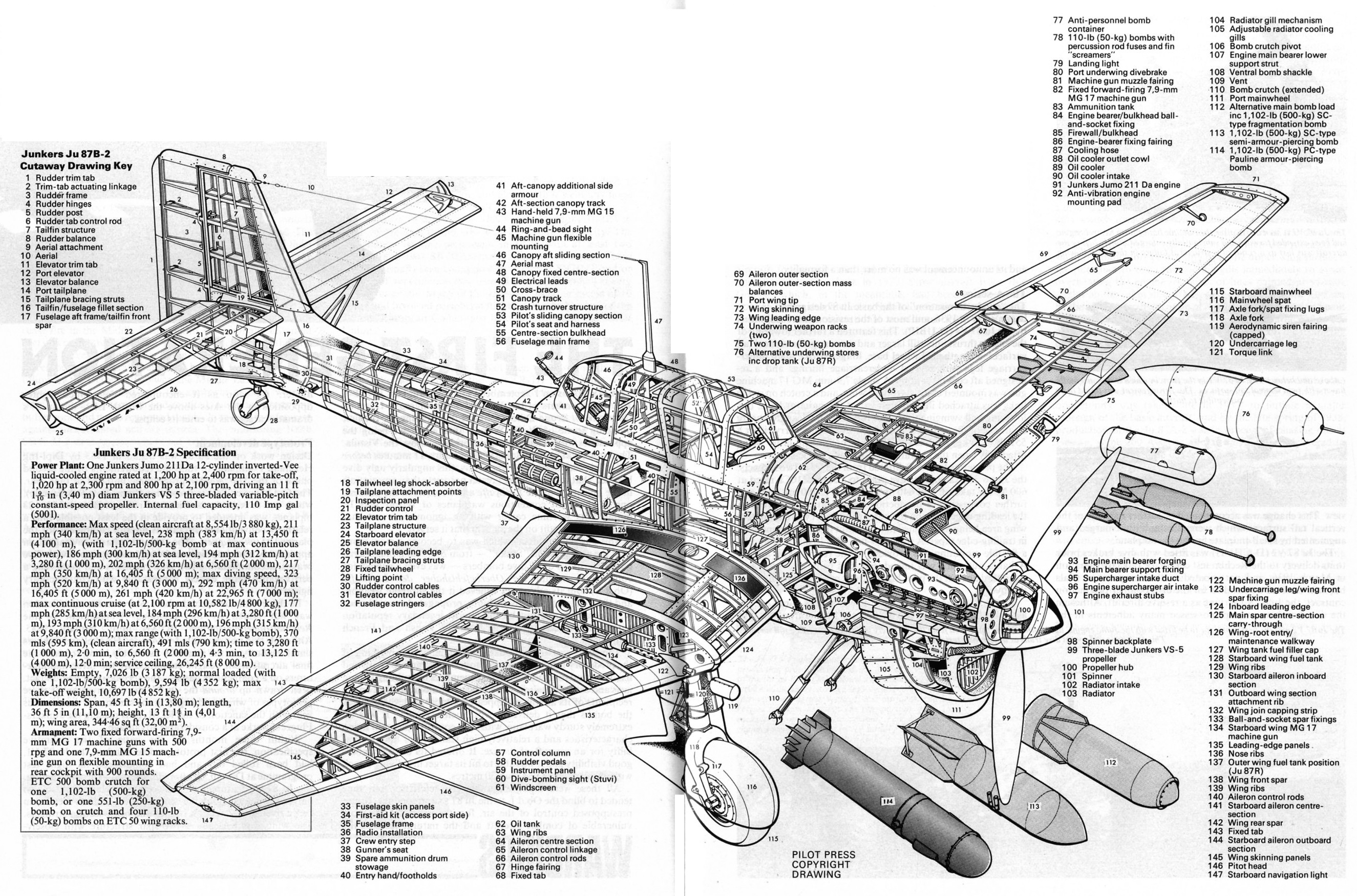 Чертеж ju 87