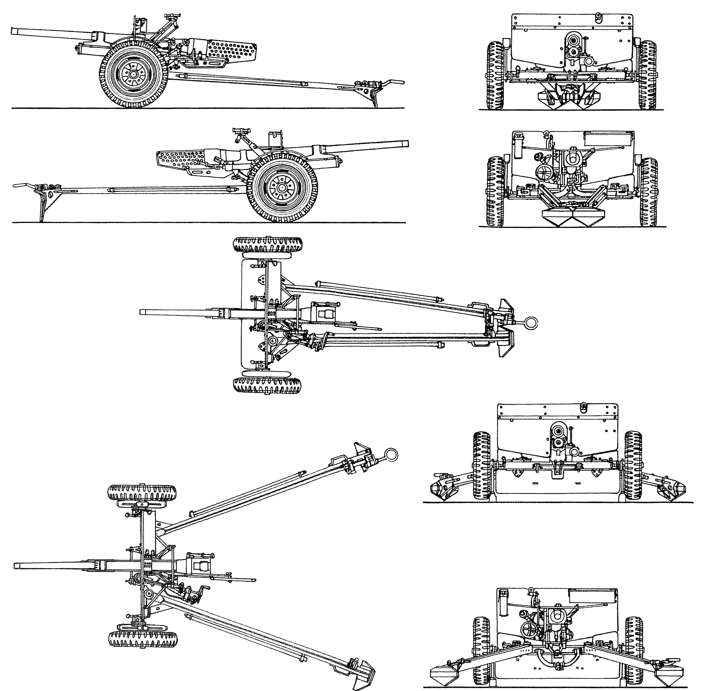 Чертеж пушки. 45 Мм противотанковая пушка чертежи. Пушка ф-22 УСВ чертеж. 45мм пушка СССР чертеж. Противотанковая пушка 57-мм схема.